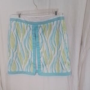 GregNorman Womens Golf ShortColorful Patterned Skirt